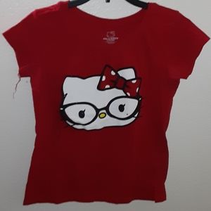 Red hello kitty kids t-shirt